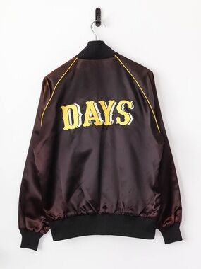 Super Rare 70's Days Satin Sun Faded Jacket Made In USA